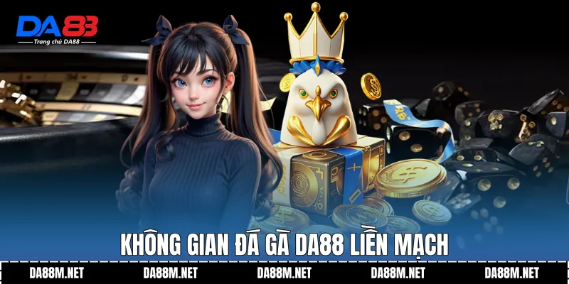 Không gian đá gà DA88 liền mạch